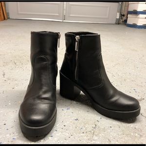 TOPSHOP Chunky Platform Ankle Boots